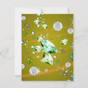 Carte De Correspondance Galaxie de diamant 10