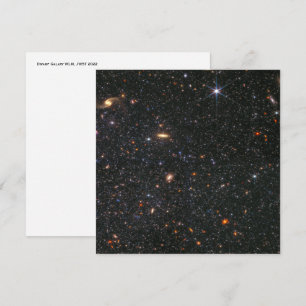 Carte De Correspondance Galaxy naine WLM James Webb Telescope spatial Hi-R