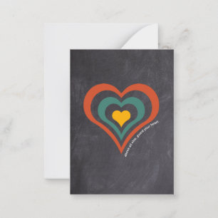 Carte De Correspondance Garde ton coeur Bible Verse Retro Christian