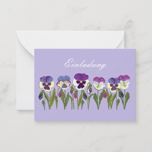 Carte De Correspondance Gartenfest  (Devant)