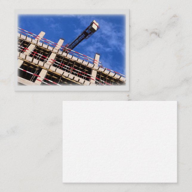 Carte De Correspondance Géométrie dans l'air (Devant / Derrière)