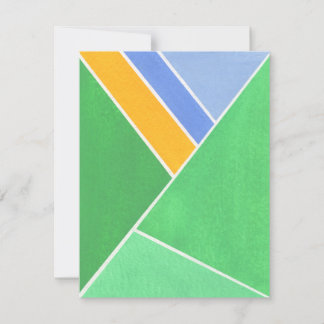 Carte De Correspondance Géométrie verte