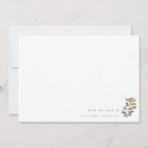 Carte De Correspondance Glands de Simple Acorns & Feuilles Personnalisé Au