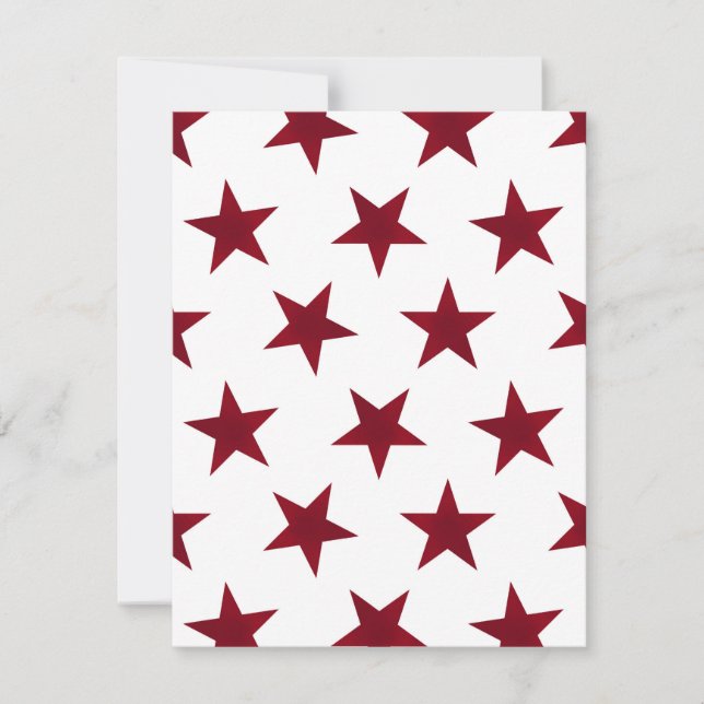 Carte De Correspondance Golden Stars Motif 7 (Devant)