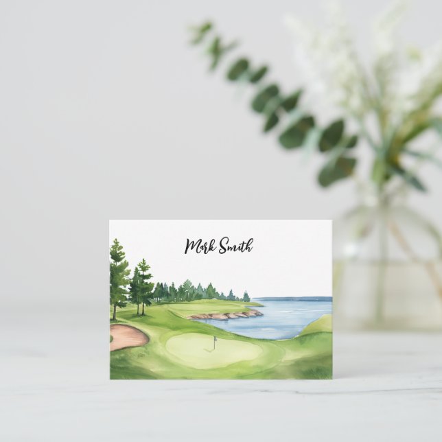 Carte De Correspondance Golf (Debout devant)