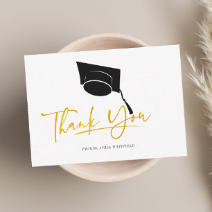 Carte De Correspondance Graduation 2025 Grad Casquette Merci