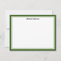 Green Border Classic Personnalisé