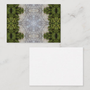 Carte De Correspondance Green Moss & Earth Nature Art