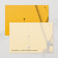 Grue de coucher de soleil minimale | Industrie du 