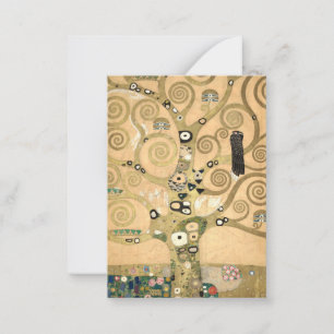 Carte De Correspondance Gustav Klimt - L'Arbre de Vie, La Frieze Stoclet