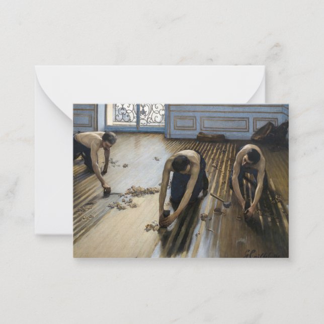 Carte De Correspondance Gustave Caillebotte - Les Graveuses (Devant)