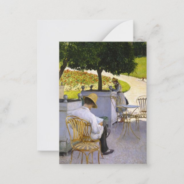 Carte De Correspondance Gustave Caillebotte - Les Orangers (Devant)