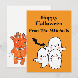 Carte De Correspondance Halloween heureux peut personnaliser