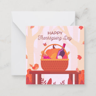 Carte De Correspondance Happy Thanksgiving