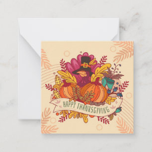 Carte De Correspondance Happy Thanksgiving