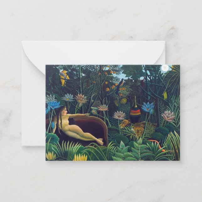 Carte De Correspondance Henri Rousseau - Le Rêve / Le Reve (Devant)