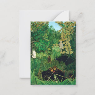 Carte De Correspondance Henri Rousseau - Les Joyeux Farceurs