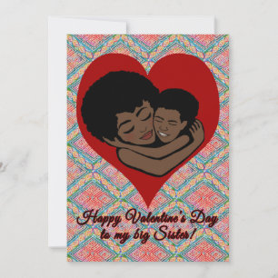 Carte De Correspondance Heureuse Sainte-Valentin de Little Brother African
