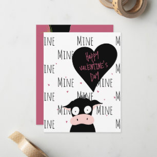 Carte De Correspondance Heureuse Sainte-Valentin   Seulement Moooooo !   P