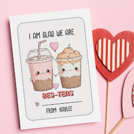 Carte De Correspondance Heureux que nous sommes Bes-teas KID Valentines Jo