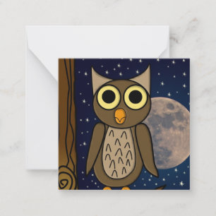 Carte De Correspondance hibou