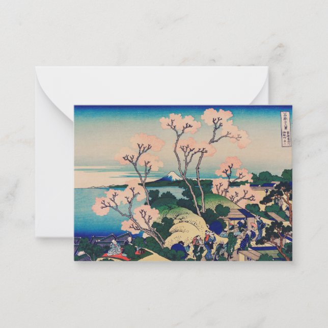 Carte De Correspondance Hokusai - Goten-Yama-Hill (Devant)