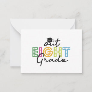 Carte De Correspondance Hors 8e année Graduation Vacances d'été senior
