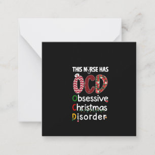 Carte De Correspondance Infirmière Cadeau Cette Infirmière A OCD