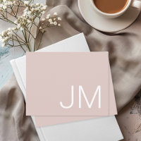 Initiales monogrammes surdimensionnées rose