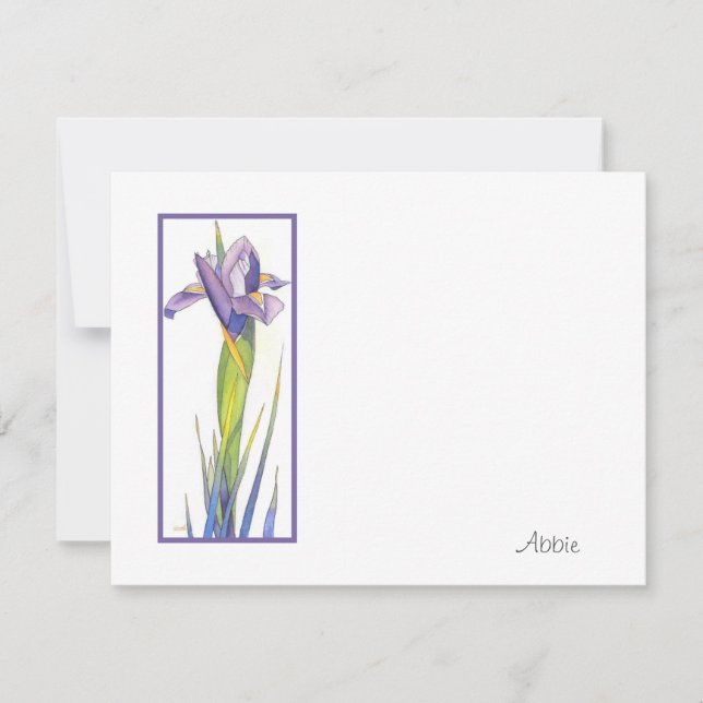 Carte De Correspondance Iris (Devant)