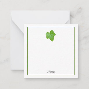 Carte De Correspondance Ivy Leaf
