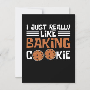 Carte De Correspondance J'aime vraiment les biscuits