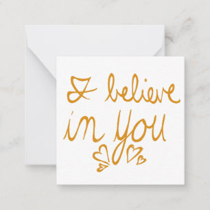 Carte De Correspondance Je crois en toi Valentine