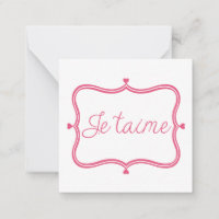 Je taime piink