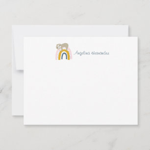 Carte De Correspondance Jeu de papeterie Sloc Rainbow