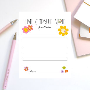 Carte De Correspondance Jeune, sauvage et trois   Time Capsule Note   Smil