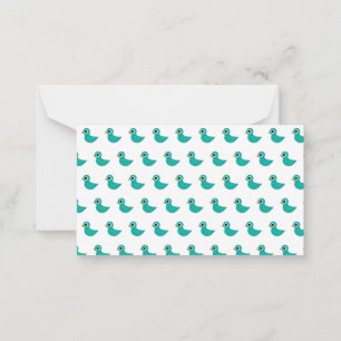 Carte De Correspondance Joli oiseau bleu