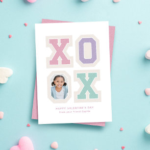 Carte De Correspondance Jolie preppy patches photo Valentine