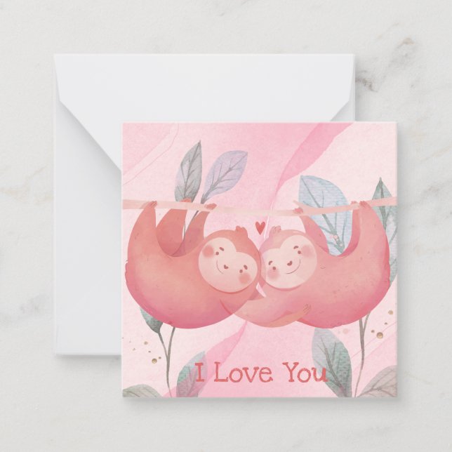 Carte De Correspondance Jolie Saint-Valentin (Devant)