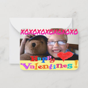 Carte De Correspondance Jour de Valentines personnalisé de classe