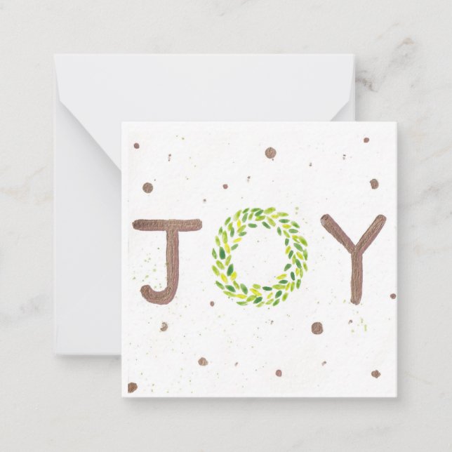 Carte De Correspondance Joy Christmas Card (Devant)