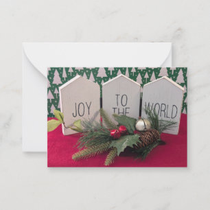 Carte De Correspondance Joy to the world