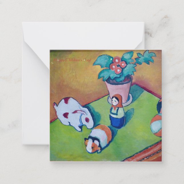 Carte De Correspondance Joyeuse fête des enfants ! (Devant)