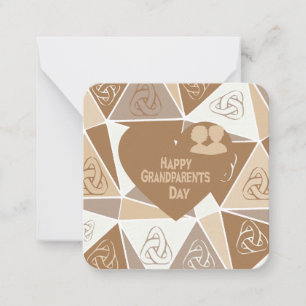 Carte De Correspondance Joyeuse Fête des Grands-Parents