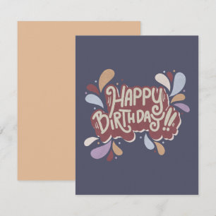 Carte De Correspondance Joyeux anniversaire