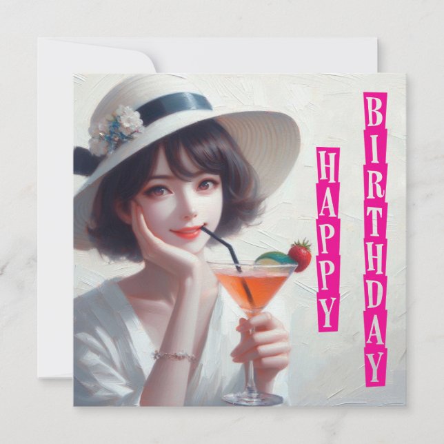 Carte De Correspondance Joyeux anniversaire (Devant)