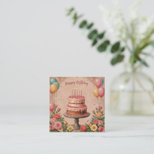 Carte De Correspondance Joyeux anniversaire