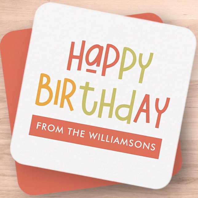 Carte De Correspondance Joyeux Anniversaire Preppy Jouer Amusant Salutatio (Créateur téléchargé)