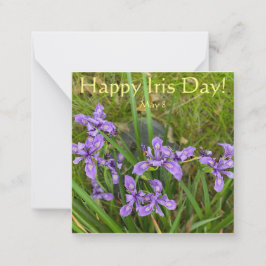 Carte De Correspondance Joyeux Iris Day !