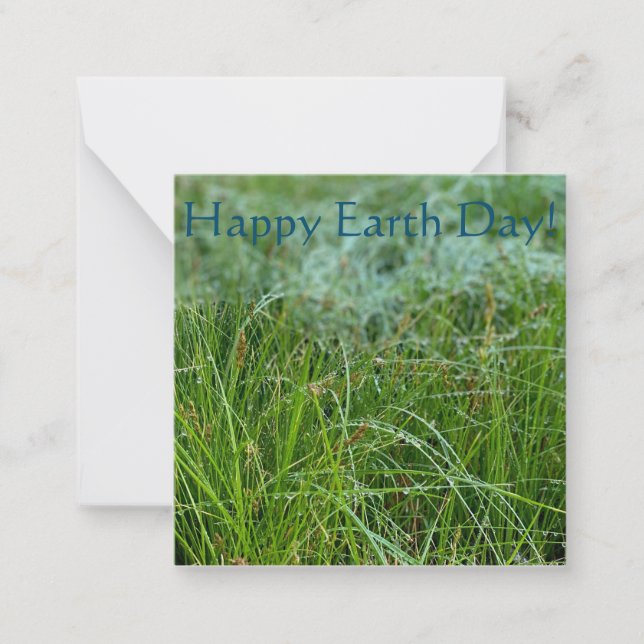 Carte De Correspondance Joyeux Jour des terres ! (Devant)